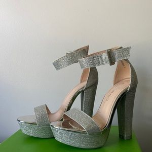 Women's Open Toe Chunky Platform Heel